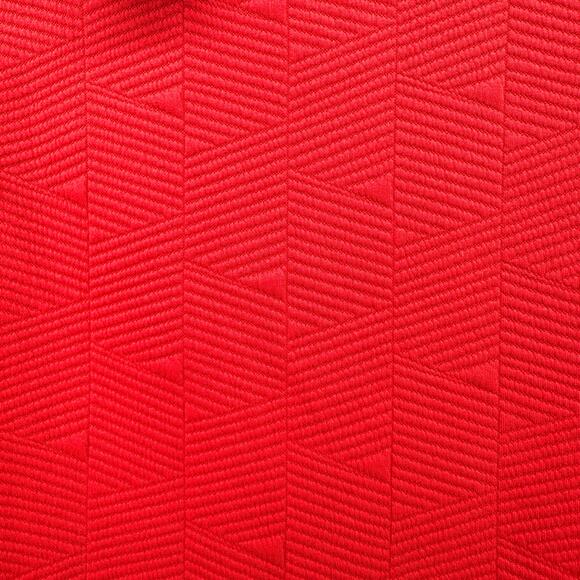 Tommy Hilfiger Shift Mini Dress WMNS 16 Pink Sleeveless Split Neck Jacquard Knit - Picture 7 of 13